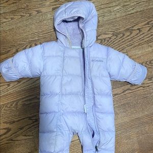 Columbia baby snow suit / bunting outfit. Size 3-6 months (runs large).